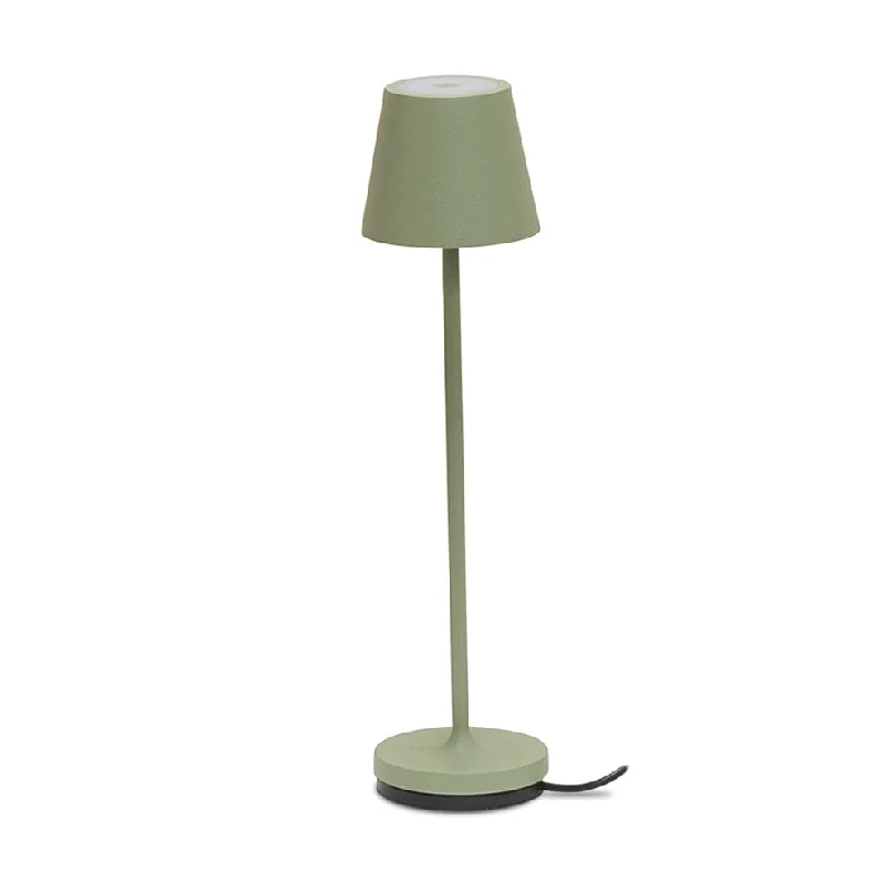 marble table lamps with a luxurious veined pattern for high end decorTrevi Micro Table Lamp - Rechargeable & Dimmable