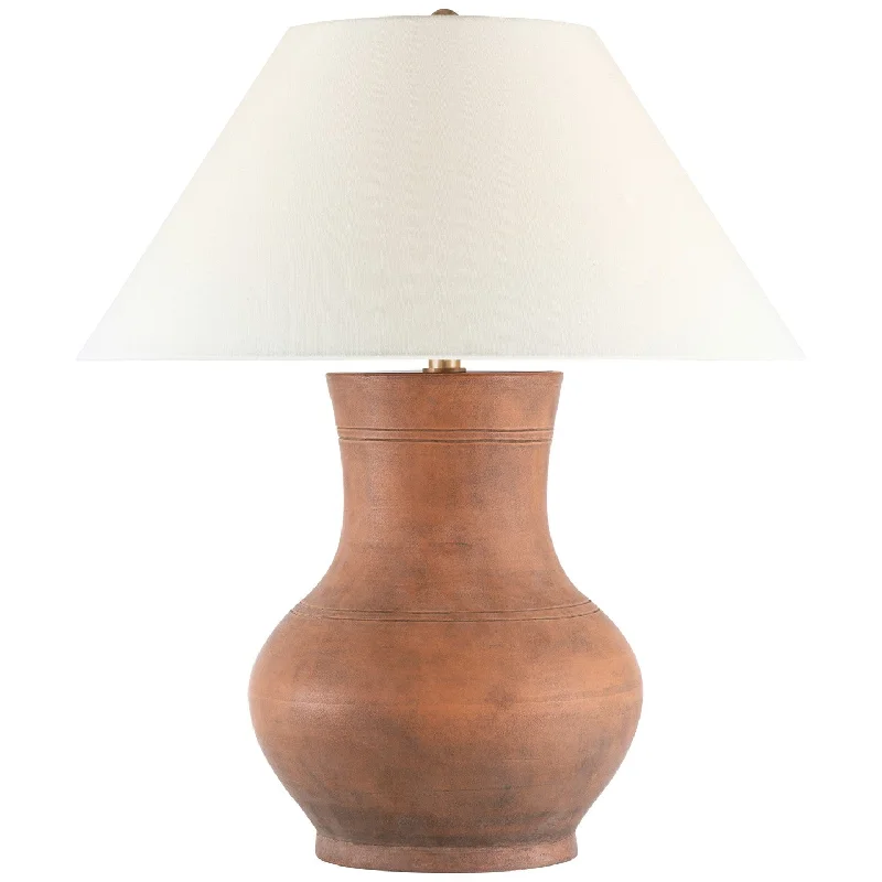 leather table lamps with a distressed texture for a rugged charmSorrento LED Table Lamp