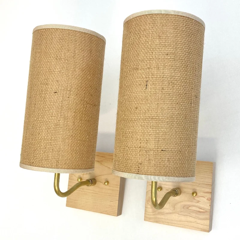 victorian style wall lamps with intricate metalwork for traditional entrywaysBurlap