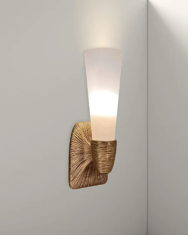 mid - century modern wall lamps with iconic shapes for a stylish studyEllis Wall