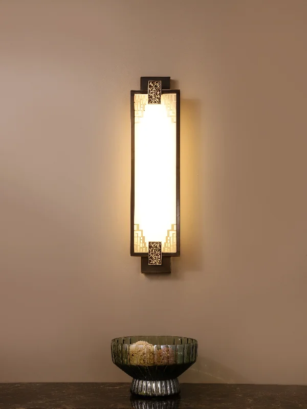 victorian style wall lamps with intricate metalwork for traditional entrywaysEmerald Vale Wall Light