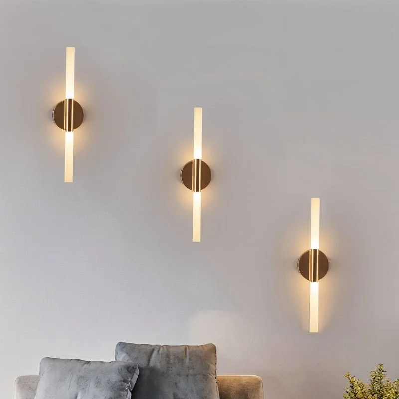 wood wall lamps with natural grain for a warm and organic feelEna Wall Lamp