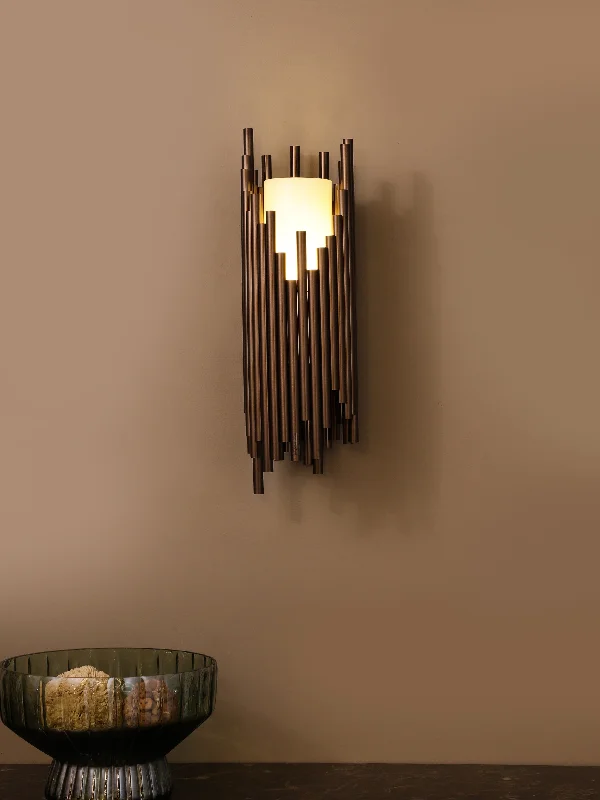 mid - century modern wall lamps with iconic shapes for a stylish studyFleur Haven Wall Light