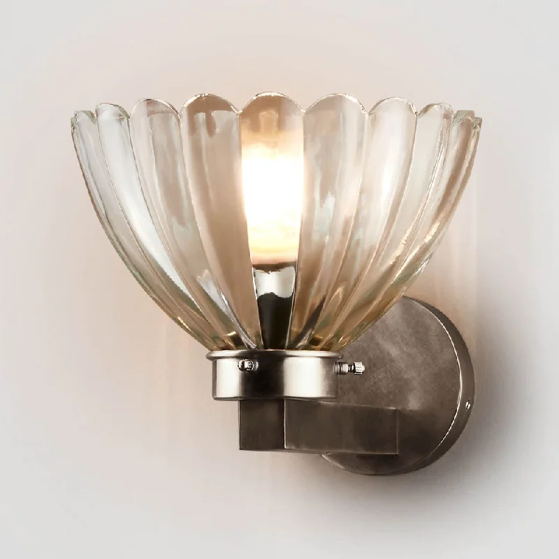 industrial style wall lamps with exposed bulbs for urban loftsOtis Wall Light Antique Silver