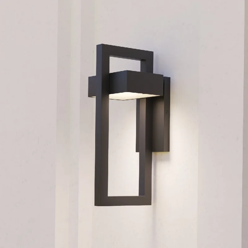 glass wall lamps with frosted glass for soft, diffused lightHuwai Outdoor Wall Lamp