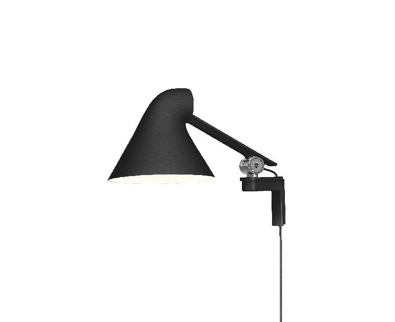 metal wall lamps with a matte black finish for a sleek and modern lookNJP Wall Lamp - Short Arm