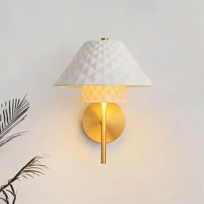 asian - inspired wall lamps with bamboo or paper shades for a zen - like Ocris Wall Lamp