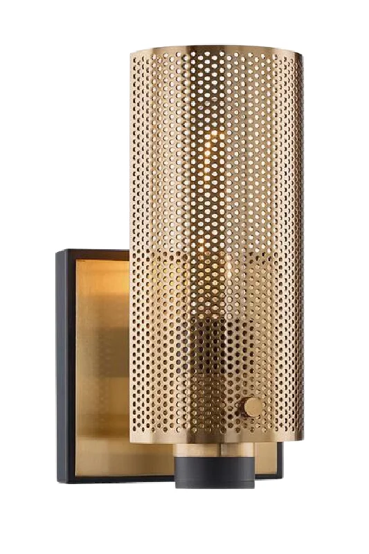 fabric wall lamps with a linen shade for a relaxed and breathable atmospherePerforated Metal Wall Light | Andrew Martin Pilsen