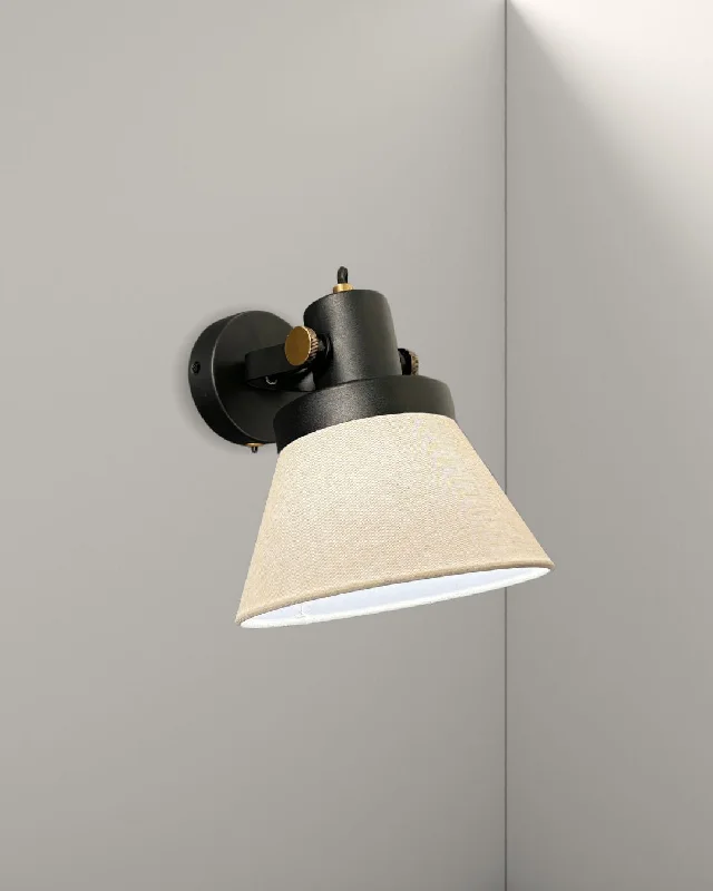 gothic style wall lamps with dark finishes for a mysterious libraryVarin Wall