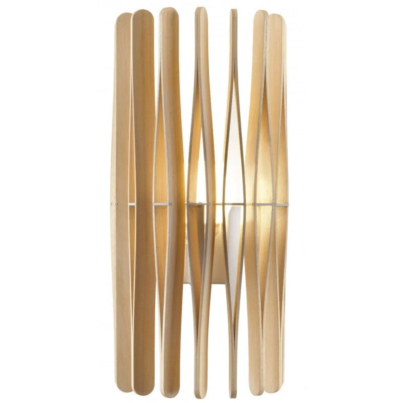 asian - inspired wall lamps with bamboo or paper shades for a zen - like Wall lamp Fabbian Stick F23 D02 69