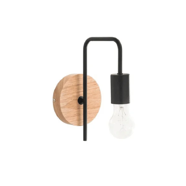 metal wall lamps with a matte black finish for a sleek and modern lookwall lamp-HG-405