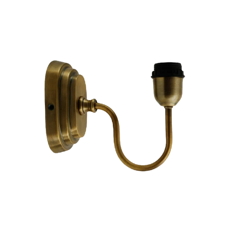 industrial style wall lamps with exposed bulbs for urban loftsWall lamp Patrick, antique brass